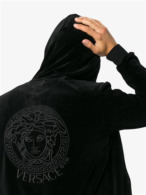 replica versace velour hoodie|Men's Luxury and Designer Sweatshirts & Hoodies .